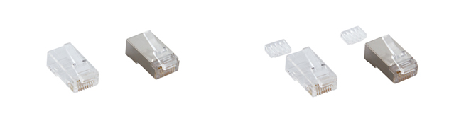 Spina plug RJ45 8 poli cat.6 schermata FTP – QUBIX