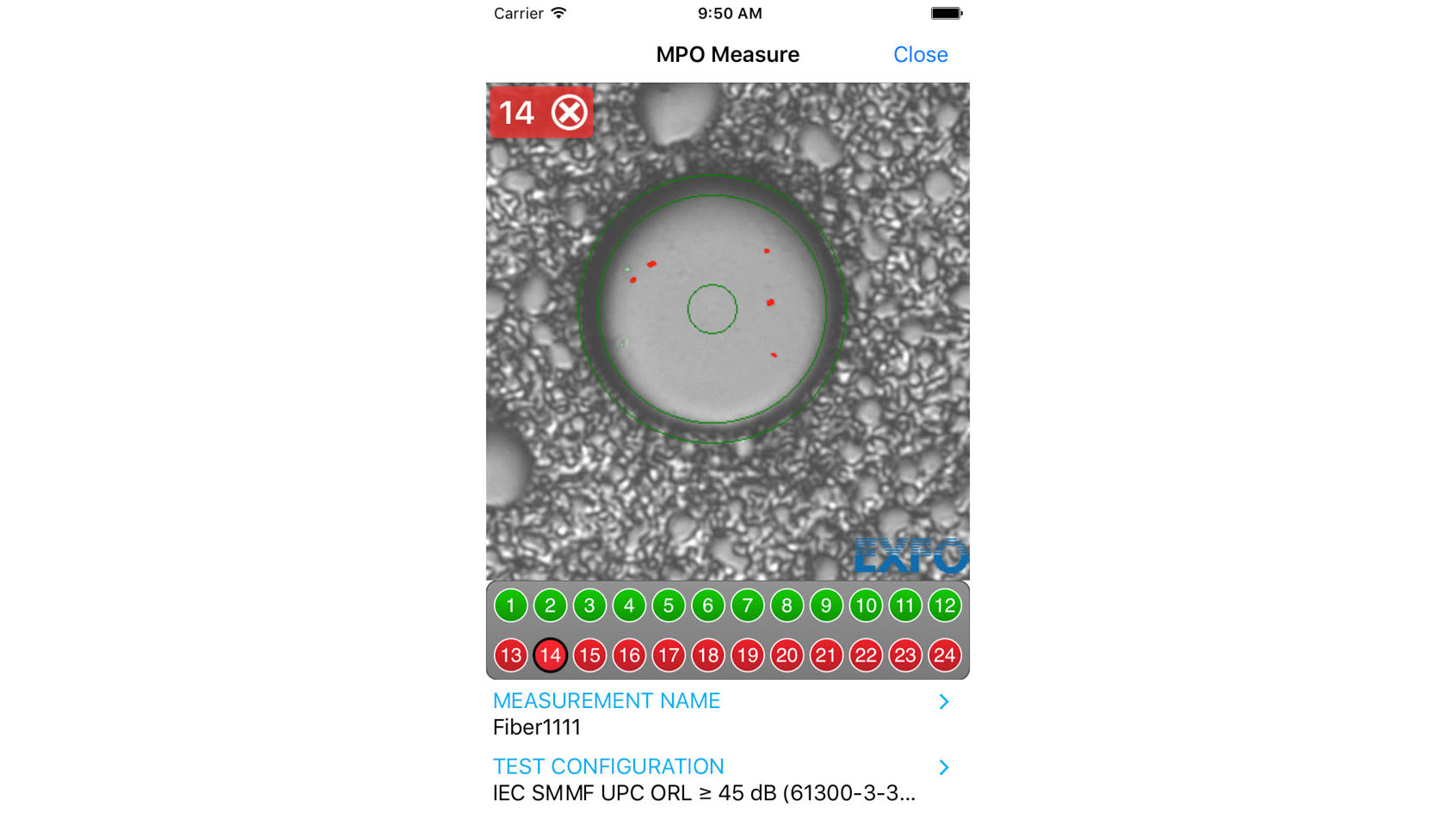 EXFO FIP-435B sonda ispezione fibre ottiche